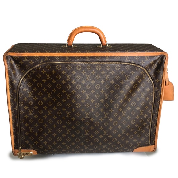 Louis Vuitton Large Monogram Suitcase Luggage with Combination Lock & ID Vintage - Picture 1 of 11